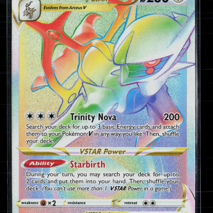 Pokemon 2022 Brilliant Stars Arceus VSTAR FA HR #176/172