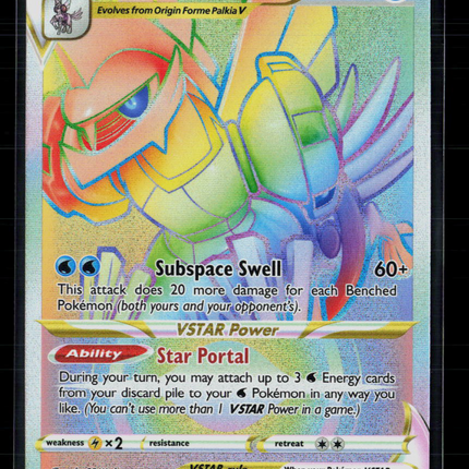 Pokemon 2022 Astral Radiance Origin Forme Palkia VSTAR HR #192/189