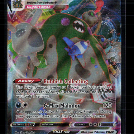 Pokemon 2021 Evolving Skies Garbodor VMAX RRR #101/203