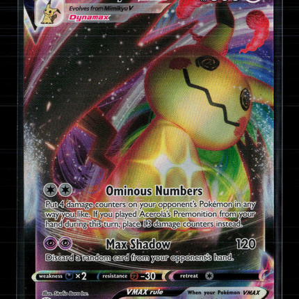 Pokemon 2022 Brilliant Stars Mimikyu VMAX #69/172