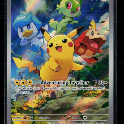 Pokemon Scarlet & Violet Pikachu FA #SVP EN 027