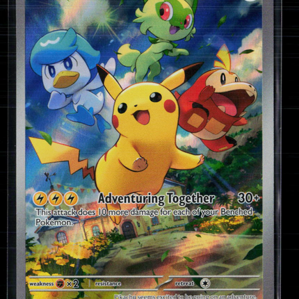 Pokemon Scarlet & Violet Pikachu FA #SVP EN 027