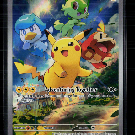 Pokemon Scarlet & Violet Pikachu FA #SVP EN 027