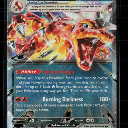 Pokemon 2024 Paldean Fates Charizard EX RR #54/91