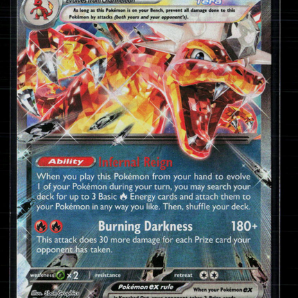 Pokemon 2024 Paldean Fates Charizard EX RR #54/91