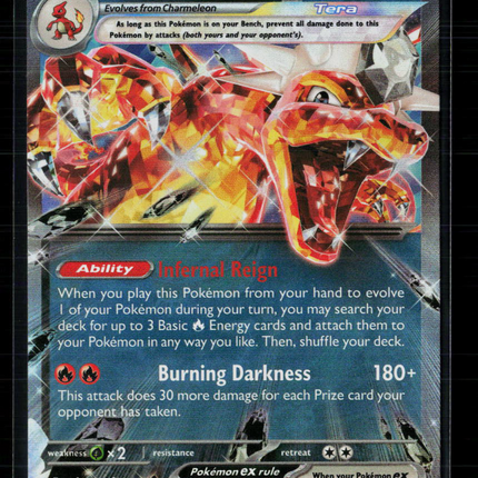 Pokemon 2024 Paldean Fates Charizard EX RR #54/91