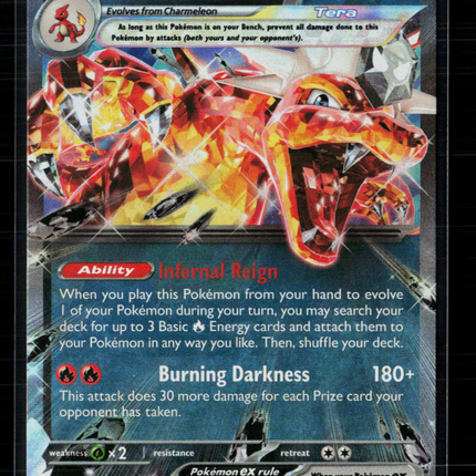 Pokemon 2024 Paldean Fates Charizard EX RR #54/91