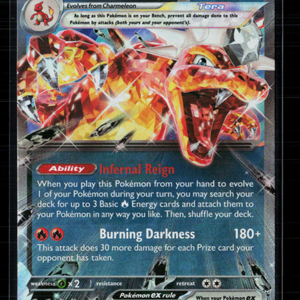 Pokemon 2024 Paldean Fates Charizard EX RR #54/91