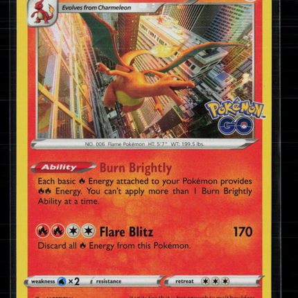 Pokemon 2022 GO Charizard #10/78