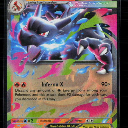 Pokemon 2025 Mega Evolution – Phantasmal Flames Mega Charizard X EX #13/94