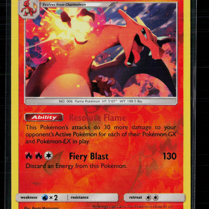 Pokemon 2018 Dragon Majesty Charizard #3/70 Reverse Holo