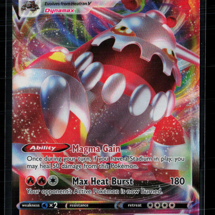 Pokemon 2022 Astral Radiance Heatran VMAX #26/189