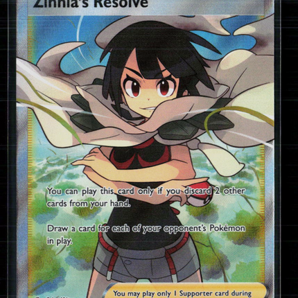 Pokemon 2021 Evolving Skies Zinnia's Resolve FA #203/203