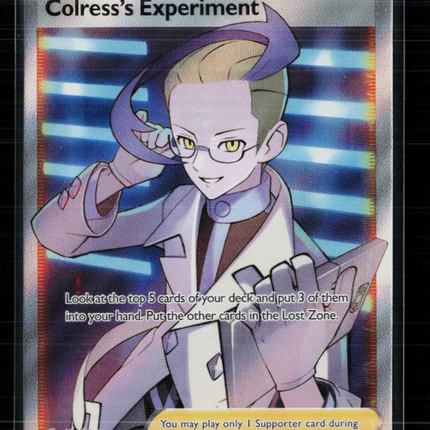 Pokemon 2022 Lost Origin Colress's Experiment FA #190/196
