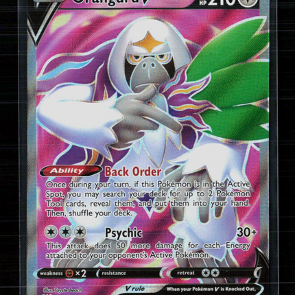 Pokemon 2022 Astral Radiance Oranguru V FA #179/189