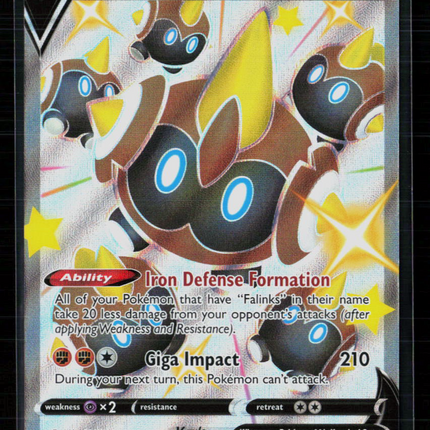 Pokemon 2021 Shining Fates Falinks V SSR #SV115/SV122