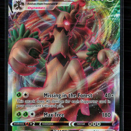 Pokemon 2021 Evolving Skies Trevenant VMAX #14/203