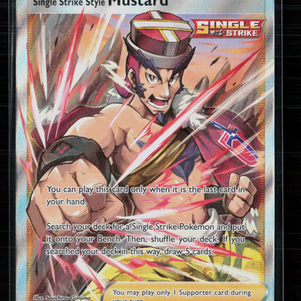 Pokemon 2022 Astral Radiance Single Strike Style Mustard FA CSR #TG28/TG30