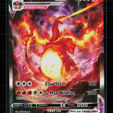 Pokemon Sword & Shield Charizard VMAX FA #SWSH261