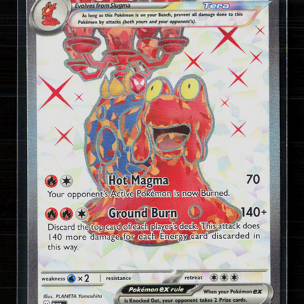Pokemon 2024 Twilight Masquerade Magcargo EX UR FA #191/167