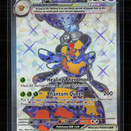 Pokemon 2023 Obsidian Flames Vespiquen EX FA #212/197