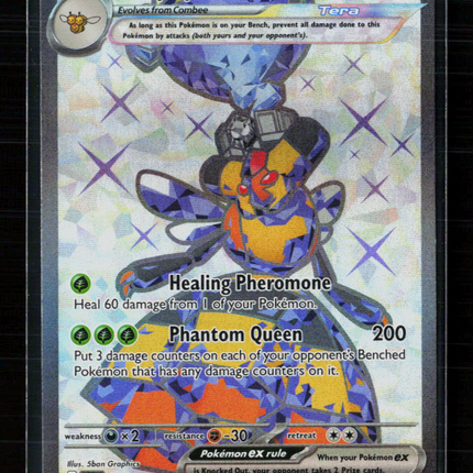 Pokemon 2023 Obsidian Flames Vespiquen EX FA #212/197