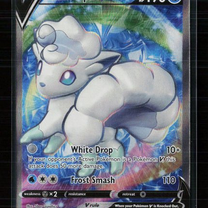 Pokemon 2022 Silver Tempest Alolan Vulpix V FA #173/195