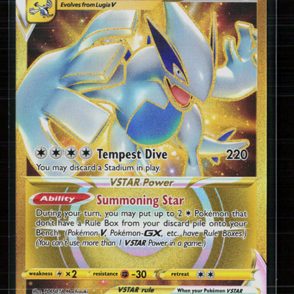 Pokemon 2022 Silver Tempest Lugia VSTAR SR UR #211/195