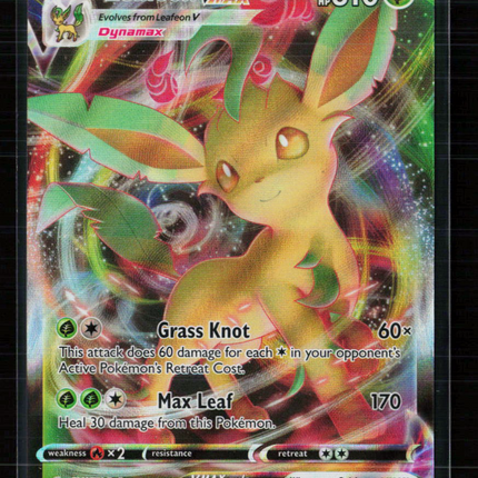 Pokemon 2021 Evolving Skies Leafeon VMAX #8/203