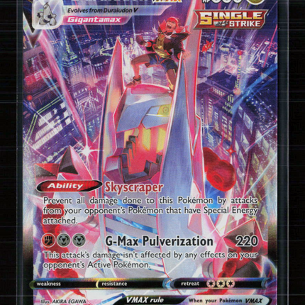 Pokemon 2022 Silver Tempest Duraludon VMAX CSR #TG21/TG30