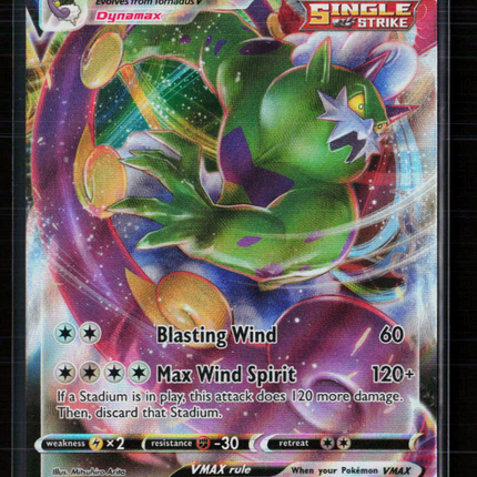 Pokemon 2021 Chilling Reign Tornadus VMAX #125/198