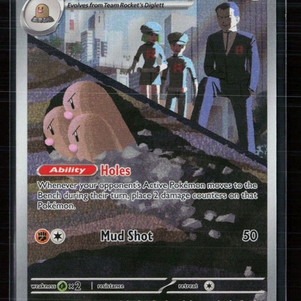 Pokemon 2026 Mega Evolution – Ascended Heroes Team Rocket's Dugtrio #239/217