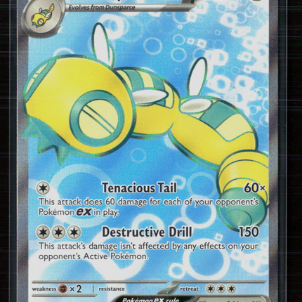 Pokemon 2025 Journey Together Dudunsparce EX UR FA #178/159