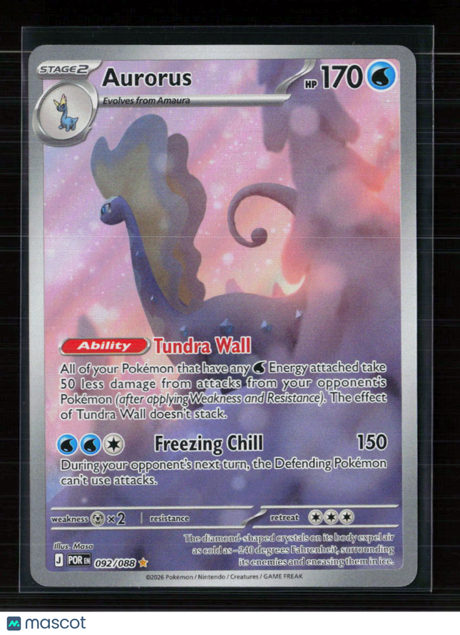 Pokemon 2026 Mega Evolution – Perfect Order Aurorus #92/88