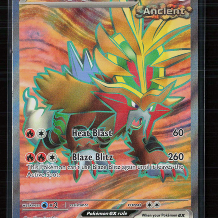 Pokemon 2024 Temporal Forces Gouging Fire EX UR FA #188/162