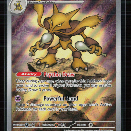 Pokemon Mega Evolution Alakazam #MEP EN 009