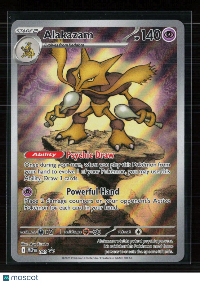 Pokemon Mega Evolution Alakazam #MEP EN 009