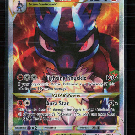 Pokemon Sword & Shield Lucario VSTAR FA #SWSH291