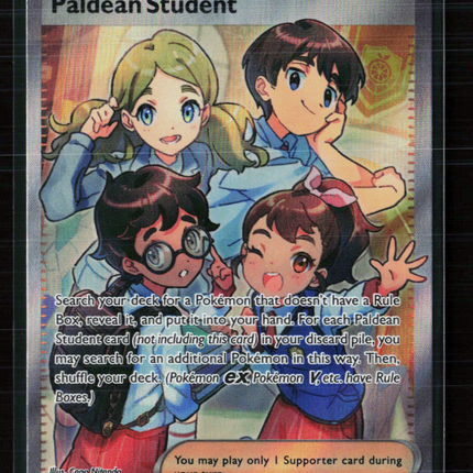 Pokemon 2024 Paldean Fates Paldean Student FA #230/91