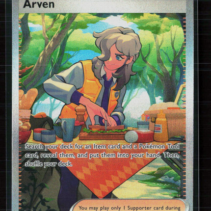 Pokemon 2023 Scarlet & Violet Arven FA SAR #249/198