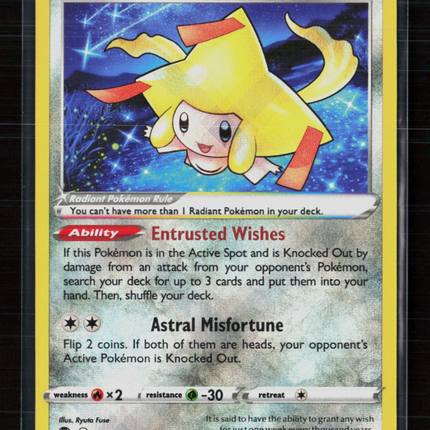 Pokemon 2022 Lost Origin Radiant Jirachi #120/195