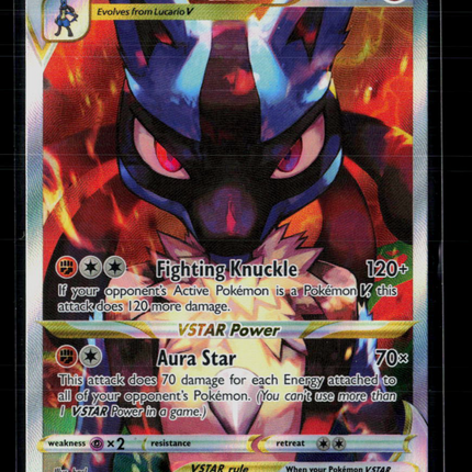 Pokemon Sword & Shield Promos Lucario VSTAR FA #SWSH291