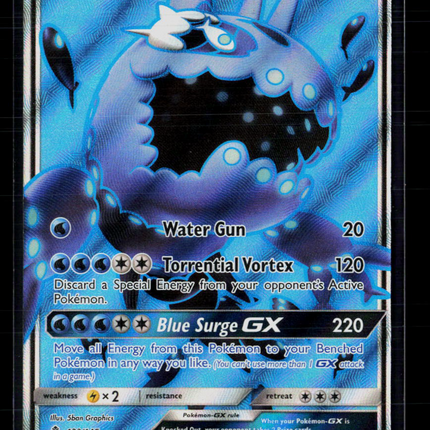 Pokemon 2017 Burning Shadows Wishiwashi GX #133/145