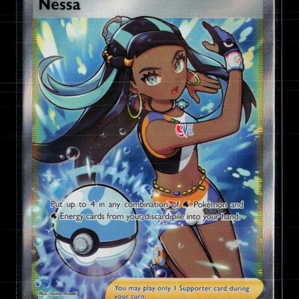 Pokemon 2022 Silver Tempest Nessa FA CSR #TG27/TG30