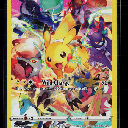Pokemon 2023 Crown Zenith Pikachu SR FA #160/159