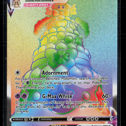Pokemon 2021 Shining Fates Alcremie VMAX HR #73/72