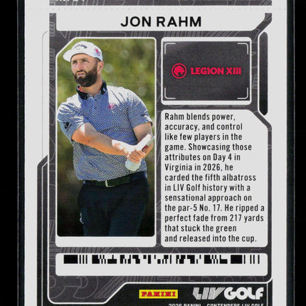 2026 Panini Contenders LIV Golf Jon Rahm #24 002/199