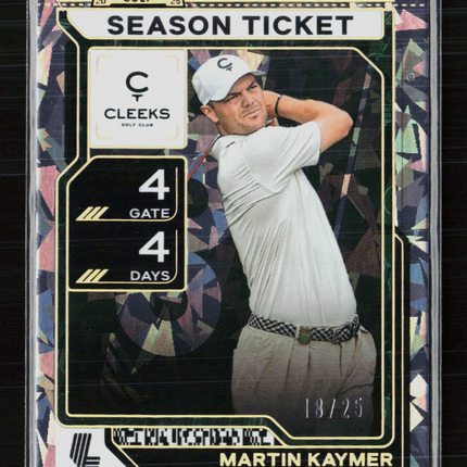 2026 Panini Contenders LIV Golf Martin Kaymer #5 Variation /25