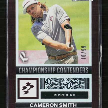 2026 Panini Contenders LIV Golf Cameron Smith #CC-6 Championship 10/99