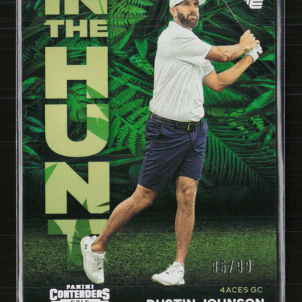 2026 Panini Contenders LIV Golf Dustin Johnson #INH-10 In The Hunt 95/99
